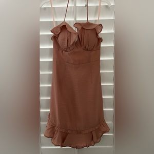 ANGEL BIBA Size Small Mini Dress in Dusty Rose